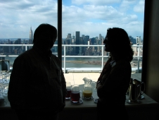 Workshop participants discussing during a break.