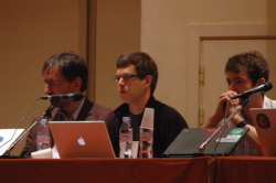 Norm Walsh, Henri Sivonen, Anne van Kesteren. Photo Credit: Kaz Ashimura