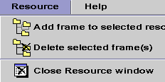 frame menu