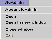 should be a menu there