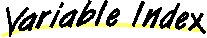 Variable Index