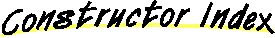 Constructor Index