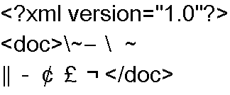0x5C(YEN SIGN), 0x7E(OVERLINE), 0x815C(FULLWIDTH EM DASH), 0x815F(REVERSE SOLIDUS), 0x8160(WAVE DASH), 0x8161(DOUBLEVERTICAL LINE), 0x817C(MINUS SIGN), 0x8191(CENT SIGN), 0x8192(POUND SIGN), and 0x81CA(NOT SIGN).
