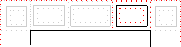 the top right box with margin, border, and padding,
         nested within the page's top margin
