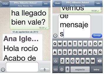 WhatsApp allow users to increase text size as an accessibility option