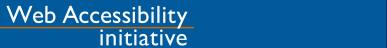 Web Accessibility initiative homepage