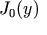 J_0(y)
