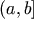 (a, b]