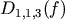 D_{1,1,3}(f)