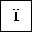 CYRILLIC SMALL LETTER YI