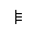 VERTICAL BAR TRIPLE RIGHT TURNSTILE