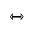 LEFT RIGHT OPEN-HEADED ARROW