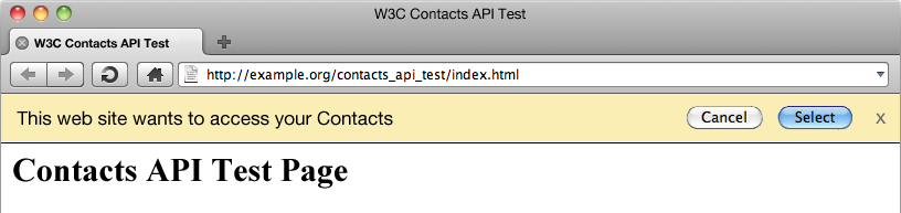 Contact Search Notification