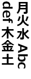text-orientation: upright-right